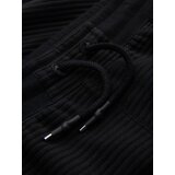 Ombre Men's short ottoman knit sweat shorts - black | Shoptok.si