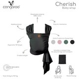 Cangaroo Cherish marama za nošenje bebe Black | shoptok.hr