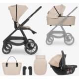 Kikka Boo Kolica Modena 3in1 set sa I-SIZE autosedištem i tvrdom korpom Beige ( KKB11225 ) | ePonuda.com