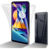Cadorabo Ohišje, združljiv s Samsungom v prozorni - 360 -° zaščitni pokrov celotnega telesa - zaščita pred sprednjim in hrbtom, vsestransko zaščito z zaščitnikom zaslona, (20571767) | Shoptok.si