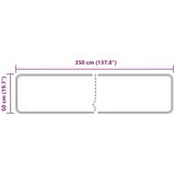 Traka za tepih MARSA Crna 50 x 350 cm Poliester i PVC | shoptok.hr
