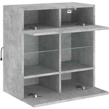 vidaXL TV ormarić s LED svjetlima siva boja betona 58 5x30x60 5 cm | shoptok.hr