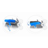 Jumi Ergonomski fotelj NEOVA z oporo za noge - črn, (22025211) | Shoptok.si