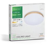 Greentech led plafonjera 50w 3cct precnik 50cm drveni okvir ( CLE-50W ) | ePonuda.com