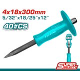 Total Ručno šiljasto dlijeto 4x18x300mm (THT4221226) | shoptok.hr