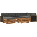  Set vanjskih sofa 7 kom. Prirodna i antracit | shoptok.hr