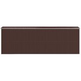  Vrtno spremište tamnosmeđe 192x606x223 cm pocinčani čelik | Eponuda.com