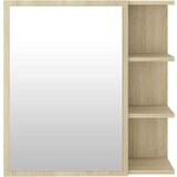  kopalniška omarica z ogledalom sonoma hrast 62,5x20,5x64 cm, (20580001) | Shoptok.si