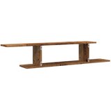  Zidna TV polica boja staro drvo 125x18x23 cm konstruirano drvo | Eponuda.com
