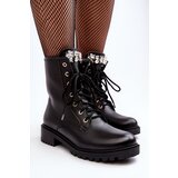 Zazoo Leather Women's Boots Workery With Decoration 1757 Black | ePonuda.com