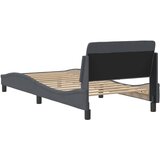  Okvir za krevet Dover tamnosivi 90x200 cm baršunasti | shoptok.hr