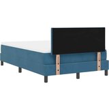 vidaXL Postelja s vzmetnico Temno modra 120x200 cm Žamet, (22052755) Cene