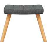  Stolica za opuštanje s osloncem za noge tamnosiva od tkanine | shoptok.hr