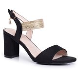 S. BARSKI Women's Stiletto Sandals Suede Black Enjoy | Shoptok.si