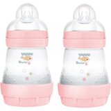 Mam Perfect Star Anti-colic Bottle antikolična steklenička 0m+ Pink 2x160 ml | Shoptok.si