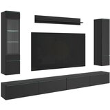 P & B Dnevni Regal Vera Xxl, Črna, 5-Delni Cene