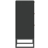  Komoda crna 60 x 30 x 75 cm od konstruiranog drva | shoptok.hr