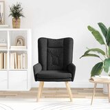  Fotelja Crna 63 x 67 x 94 cm Tkanina i šperploča | shoptok.hr