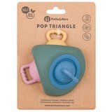 Petite&Mars Silikonska senzorna igračka Pop Triangle 10 m+, Misty Green | shoptok.hr