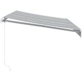 Tenda na ručno uvlačenje s LED antracit i bijela 350 x 250 cm | Eponuda.com