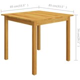  5-dijelni vrtni blagovaonski set crni | shoptok.hr