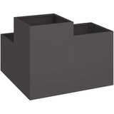  Vrtna saksija Crna 100 x 100 x 60 cm Čelik | shoptok.hr