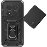 AVIZAR Ovitek za Redmi Note 15 Pro Plus 5G z vrtljivim pokrovom za kamero in obročkom za podporo, Črna, (5000190268) | Shoptok.si
