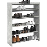  Stalak za cipele boja betona 80x25x100 cm konstruirano drvo | Eponuda.ba