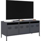 TV ormarić antracit 101,5 x 39 x 43,5 cm hladno valjani čelik | shoptok.hr