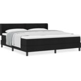  Krevet s opruga kutije s uzglavljem Crna 180 x 200 cm Tkanina | shoptok.hr