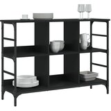  Komoda crna 102 x 32 x 73,5 cm od konstruiranog drva | shoptok.hr