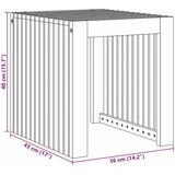  Bocni stol Prirodna nafta 43 x 36 x 40 cm Čvrsto teak drvo | shoptok.hr