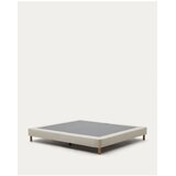 Kave Home Bež oblazinjena zakonska postelja 150x190 cm Ofelia – | Shoptok.si