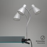 BRILONER 2615-014P - LED lampa sa klipsom GRIP LED/2,5W/230V srebrna | Eponuda.com