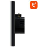 Avatto stikalo na dotik wifi TS02-EU-B1 single tuya (črno), (20771417) | Shoptok.si