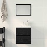 Ormarić za umivaonik u kupaonici crni hrast 41x38,5x45 cm inženjerski drvo | shoptok.hr