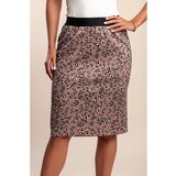 Fenzy Midi Suknja S Printom, Smeđa | shoptok.hr