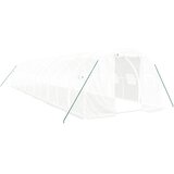  Staklenik s čeličnim okvirom bijeli 36 m² 12 x 3 x 2 m | shoptok.hr