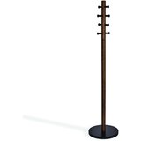 Umbra Črn obešalnik iz lesa kavčukovca Pillar - Umbra Cene