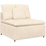  Modularni Sofa Centralni Modul s Jastucima Krem 100 cm | shoptok.hr