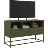 TV ormarić maslinastozeleni 100,5x39x60,5 cm čelični | shoptok.hr