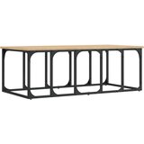  The Living Store Klubska mizica sonoma hrast 100x50x35,5 cm inženirski les - Klubska Mizica, (21450315) | Shoptok.si