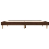  Za krevet smeđi hrast 140x190 cm konstruirano drvo | shoptok.hr