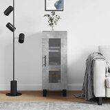 The Living Store Komoda betonsko siva 34,5x34x90 cm inženirski les - Komoda, (21662434) | Shoptok.si