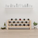  Stalak za vino 109,5x30x42 cm od masivne borovine | shoptok.hr