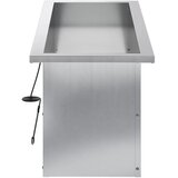 Vrtna posuda za sadnju s LED svjetlom 2 kom. Srebrna - Pocinčani čelik 30 x 80 x 30 cm 2 | shoptok.hr
