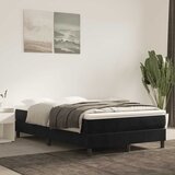 Krevet box spring s madracem crni 120 x 190 cm baršunasti | Eponuda.com