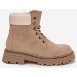 Boto Women's Lace-up Boots Beige Norena | shoptok.hr