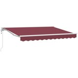  Električna retraktabilna tenda Tamno crvena 3 5 x 2 5 m - Bordo (bijeli okvir) 3 5 x 2 5 m Električna | shoptok.hr