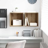  Ormar za Zid s policom 2 pcs Umjetnički hrast 37 x 37 x 37 cm | shoptok.hr